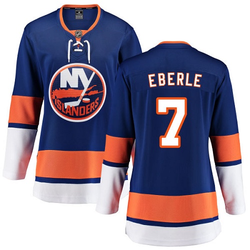 Women's New York Islanders #7 Jordan Eberle Fanatics Branded Royal Blue Home Breakaway NHL Jersey