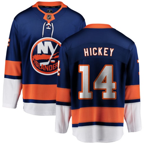 Youth New York Islanders #14 Thomas Hickey Fanatics Branded Royal Blue Home Breakaway NHL Jersey