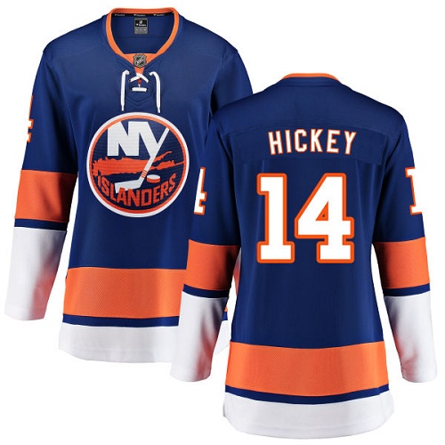 Women's New York Islanders #14 Thomas Hickey Fanatics Branded Royal Blue Home Breakaway NHL Jersey