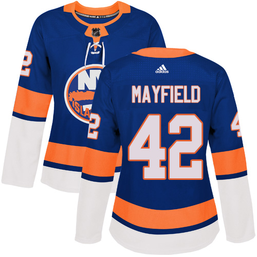 Women's Adidas New York Islanders #42 Scott Mayfield Authentic Royal Blue Home NHL Jersey