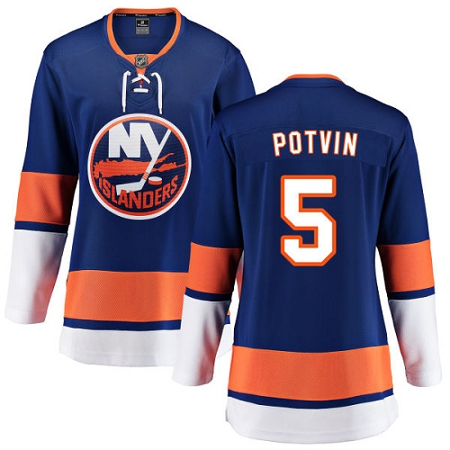 Women's New York Islanders #5 Denis Potvin Fanatics Branded Royal Blue Home Breakaway NHL Jersey