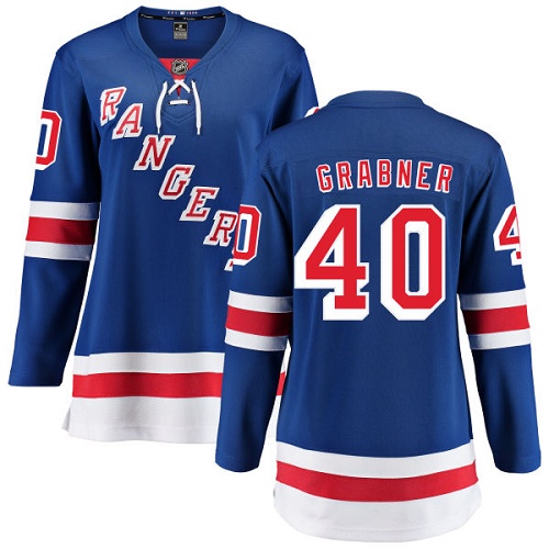 Women's New York Rangers #40 Michael Grabner Fanatics Branded Royal Blue Home Breakaway NHL Jersey
