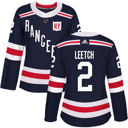 Women's Adidas New York Rangers #2 Brian Leetch Authentic Navy Blue 2018 Winter Classic NHL Jersey