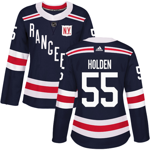 Women's Adidas New York Rangers #55 Nick Holden Authentic Navy Blue 2018 Winter Classic NHL Jersey