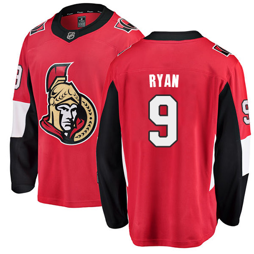Men's Ottawa Senators #9 Bobby Ryan Fanatics Branded Red Home Breakaway NHL Jersey