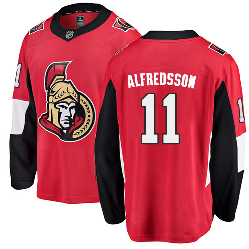 Youth Ottawa Senators #11 Daniel Alfredsson Fanatics Branded Red Home Breakaway NHL Jersey