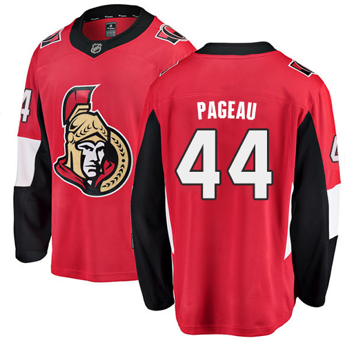 Youth Ottawa Senators #44 Jean-Gabriel Pageau Fanatics Branded Red Home Breakaway NHL Jersey