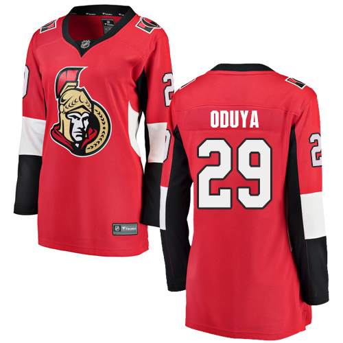 Women's Ottawa Senators #29 Johnny Oduya Fanatics Branded Red Home Breakaway NHL Jersey