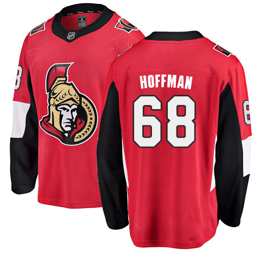 Men's Ottawa Senators #68 Mike Hoffman Fanatics Branded Red Home Breakaway NHL Jersey