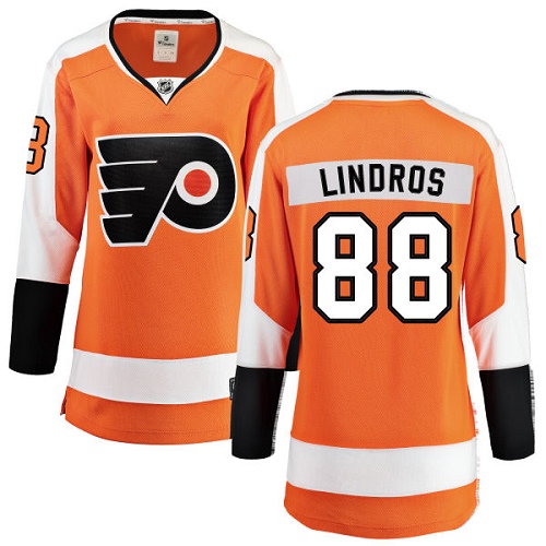 Women's Philadelphia Flyers #88 Eric Lindros Fanatics Branded Orange Home Breakaway NHL Jersey