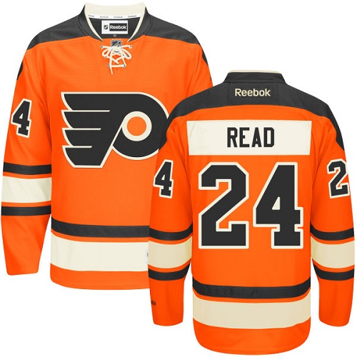 Women's Reebok Philadelphia Flyers #24 Matt Read Authentic Orange New Third NHL Jersey