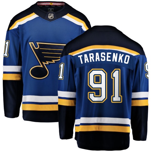 Men's St. Louis Blues #91 Vladimir Tarasenko Fanatics Branded Royal Blue Home Breakaway NHL Jersey