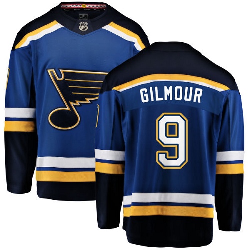 Youth St. Louis Blues #9 Doug Gilmour Fanatics Branded Royal Blue Home Breakaway NHL Jersey