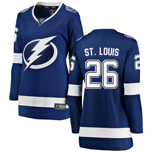 Women's Tampa Bay Lightning #26 Martin St. Louis Fanatics Branded Royal Blue Home Breakaway NHL Jersey