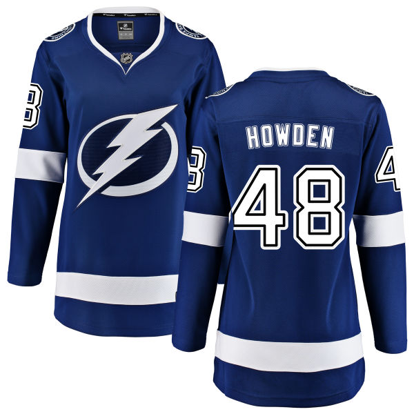 Women's Tampa Bay Lightning #48 Brett Howden Fanatics Branded Royal Blue Home Breakaway NHL Jersey