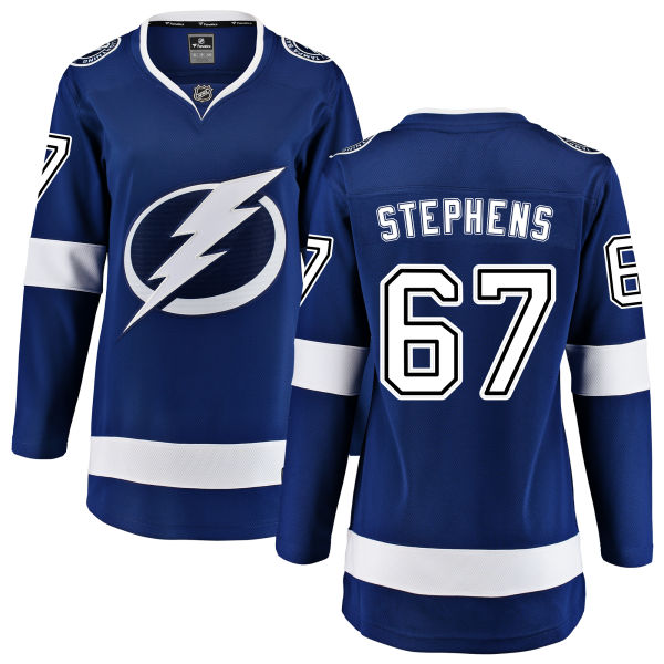 Women's Tampa Bay Lightning #67 Mitchell Stephens Fanatics Branded Royal Blue Home Breakaway NHL Jersey