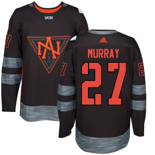 Youth Adidas Team North America #27 Ryan Murray Authentic Black Away 2016 World Cup of Hockey Jersey