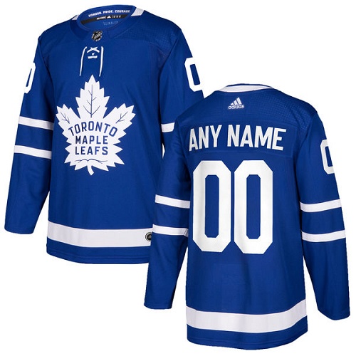 Men's Adidas Toronto Maple Leafs Customized Authentic Royal Blue Home NHL Jersey
