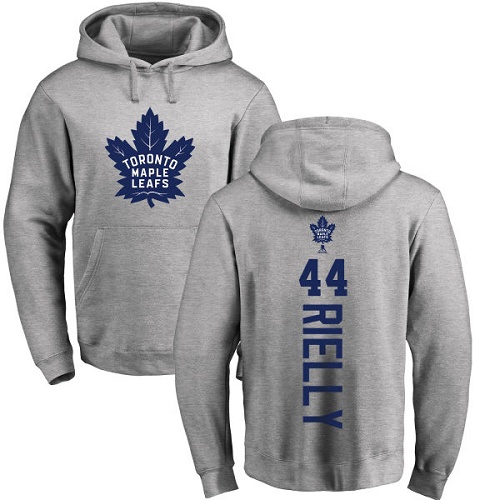 NHL Adidas Toronto Maple Leafs #44 Morgan Rielly Ash Backer Pullover Hoodie