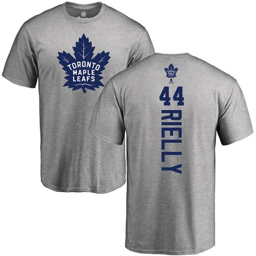 NHL Adidas Toronto Maple Leafs #44 Morgan Rielly Ash Backer T-Shirt