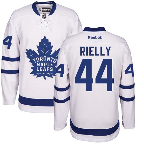 Women's Reebok Toronto Maple Leafs #44 Morgan Rielly Authentic White Away NHL Jersey