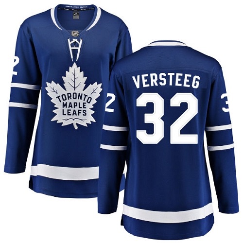 Women's Toronto Maple Leafs #32 Kris Versteeg Authentic Royal Blue Home Fanatics Branded Breakaway NHL Jersey