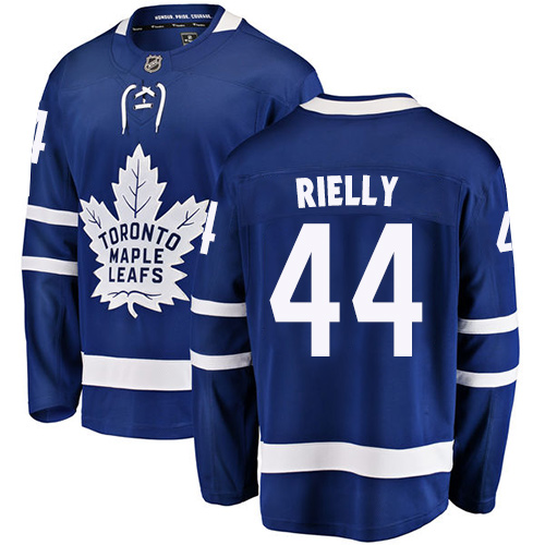 Men's Toronto Maple Leafs #44 Morgan Rielly Authentic Royal Blue Home Fanatics Branded Breakaway NHL Jersey
