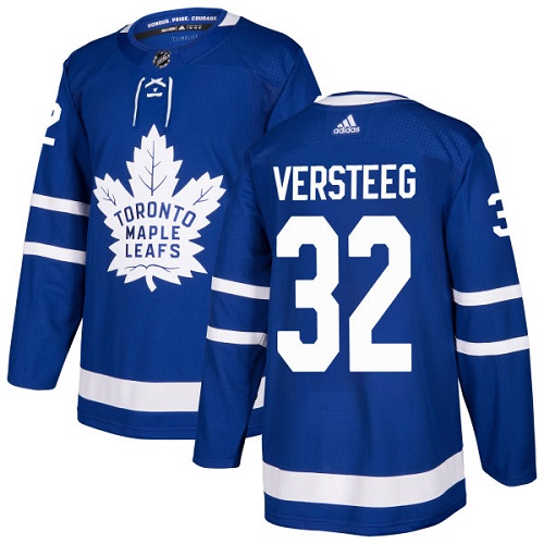 Men's Adidas Toronto Maple Leafs #32 Kris Versteeg Authentic Royal Blue Home NHL Jersey