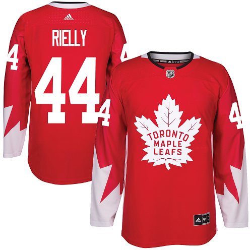 Men's Adidas Toronto Maple Leafs #44 Morgan Rielly Premier Red Alternate NHL Jersey