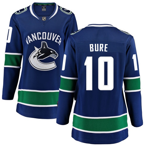 Women's Vancouver Canucks #10 Pavel Bure Fanatics Branded Blue Home Breakaway NHL Jersey