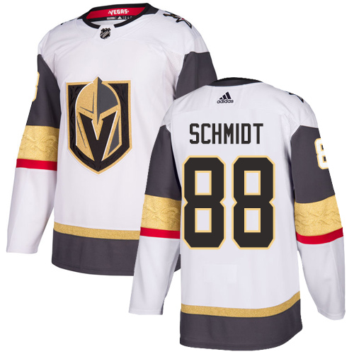 Youth Adidas Vegas Golden Knights #88 Nate Schmidt Authentic White Away NHL Jersey
