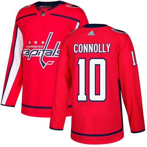Men's Adidas Washington Capitals #10 Brett Connolly Premier Red Home NHL Jersey