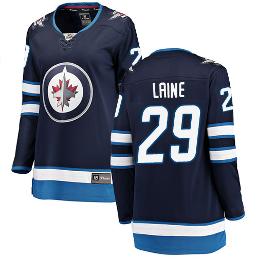 Women's Winnipeg Jets #29 Patrik Laine Fanatics Branded Navy Blue Home Breakaway NHL Jersey