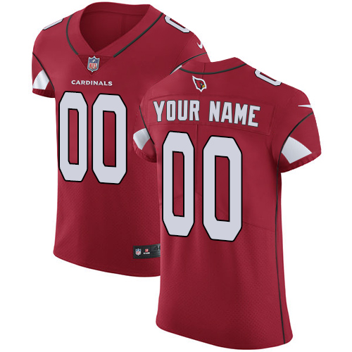 Men's Nike Arizona Cardinals Customized Elite Red Team Color NFL Jersey