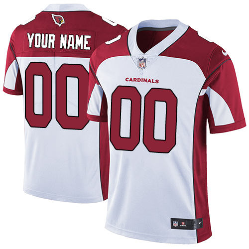 Men's Nike Arizona Cardinals Customized White Vapor Untouchable Custom Limited NFL Jersey