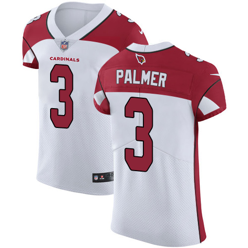 Men's Nike Arizona Cardinals #3 Carson Palmer Elite White NFL Jersey