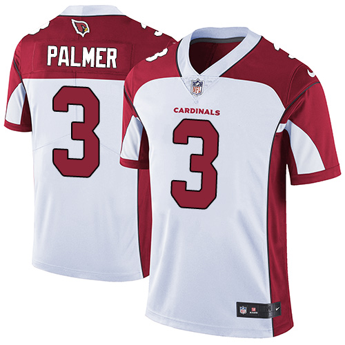 Men's Nike Arizona Cardinals #3 Carson Palmer White Vapor Untouchable Limited Player NFL Jersey