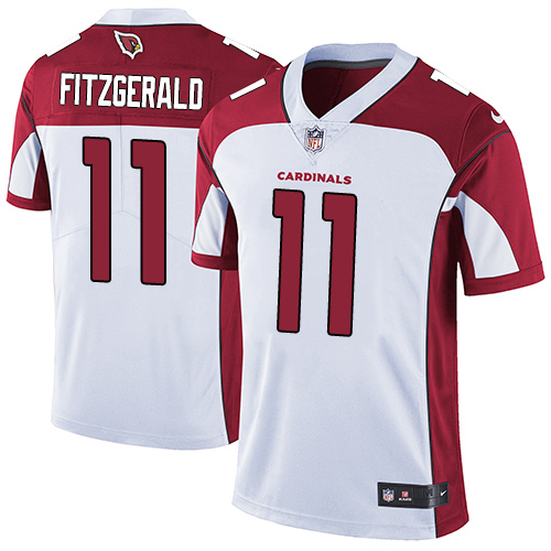Men's Nike Arizona Cardinals #11 Larry Fitzgerald White Vapor Untouchable Limited Player NFL Jersey
