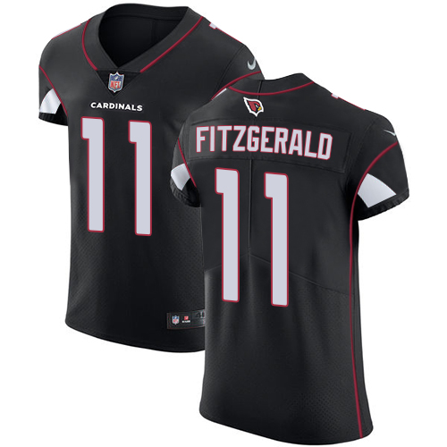 Men's Nike Arizona Cardinals #11 Larry Fitzgerald Elite Black Alternate NFL Jersey