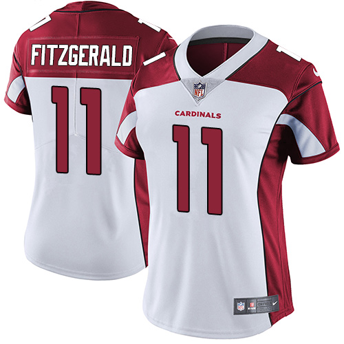 Women's Nike Arizona Cardinals #11 Larry Fitzgerald White Vapor Untouchable Limited Player NFL Jersey
