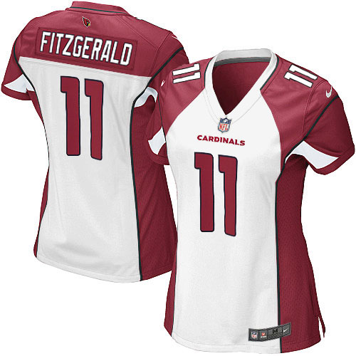 Women's Nike Arizona Cardinals #11 Larry Fitzgerald Game White NFL Jersey