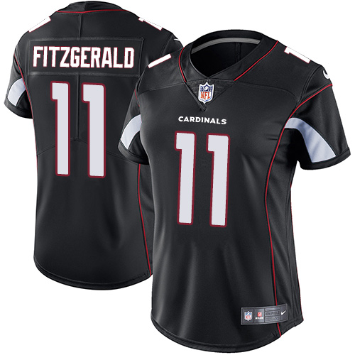 Women's Nike Arizona Cardinals #11 Larry Fitzgerald Black Alternate Vapor Untouchable Elite Player NFL Jersey