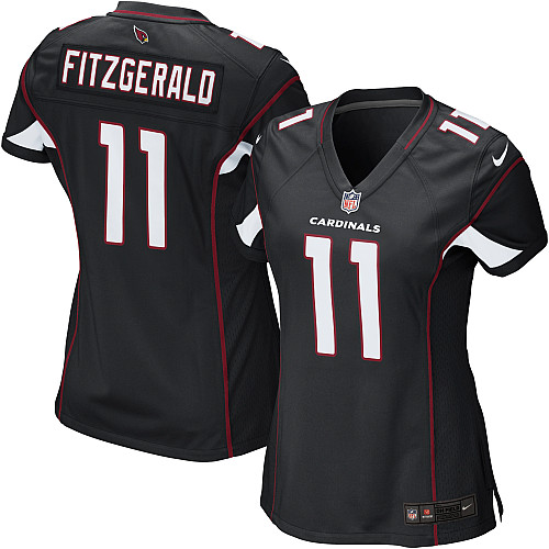 Women's Nike Arizona Cardinals #11 Larry Fitzgerald Game Black Alternate NFL Jersey
