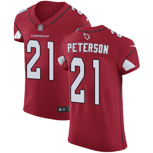 Men's Nike Arizona Cardinals #21 Patrick Peterson Elite Red Team Color NFL Jersey