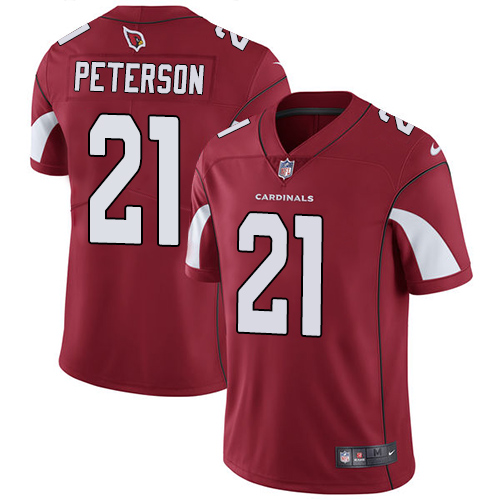Men's Nike Arizona Cardinals #21 Patrick Peterson Red Team Color Vapor Untouchable Limited Player NFL Jersey