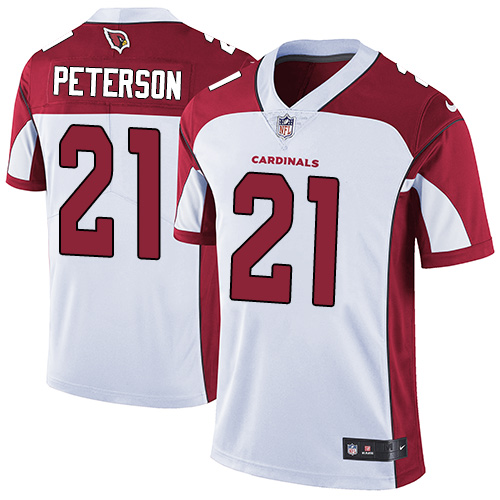 Men's Nike Arizona Cardinals #21 Patrick Peterson White Vapor Untouchable Limited Player NFL Jersey