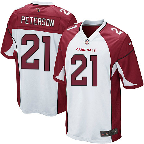 Men's Nike Arizona Cardinals #21 Patrick Peterson Game White NFL Jersey