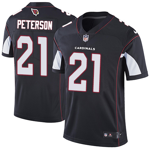 Men's Nike Arizona Cardinals #21 Patrick Peterson Black Alternate Vapor Untouchable Limited Player NFL Jersey