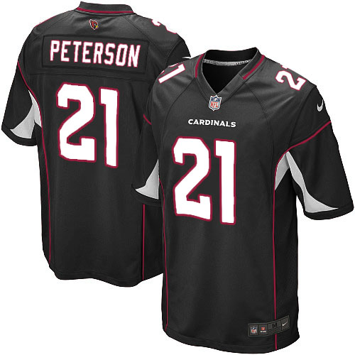 Men's Nike Arizona Cardinals #21 Patrick Peterson Game Black Alternate NFL Jersey