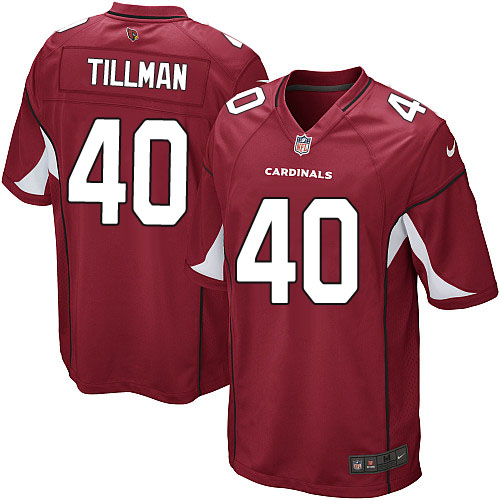 Men's Nike Arizona Cardinals #40 Pat Tillman Game Red Team Color NFL Jersey